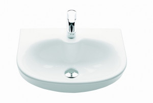 1216601101 Подвесная раковина настенная круглая IDO Glow