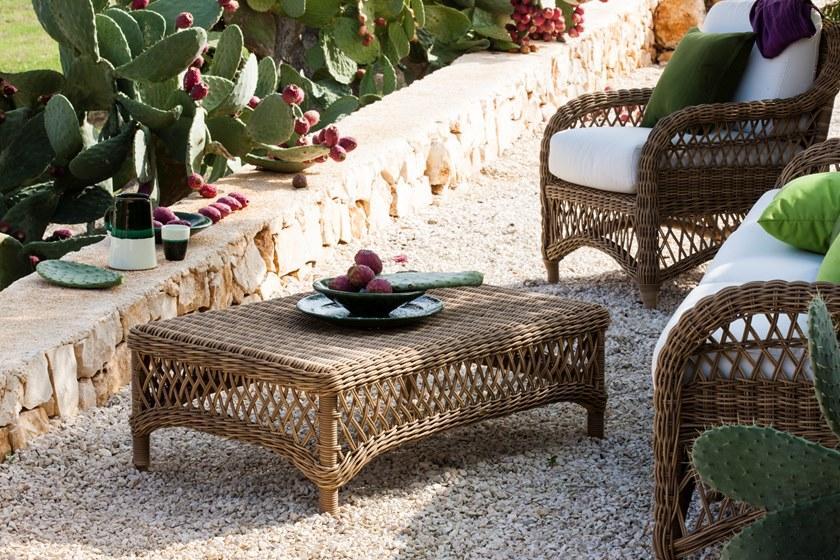 Unopiù Низкий прямоугольный журнальный столик из waprolace® Olimpia Tabreol - Вид №2