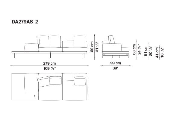3-местный тканевый диван B&B Italia док ARCH-00033457 - Вид №138