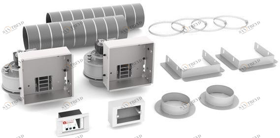 LA NORDICA EXTRAFLAME Комплект ветрового воздуха для двух воздушных точек sun-id-1487235
