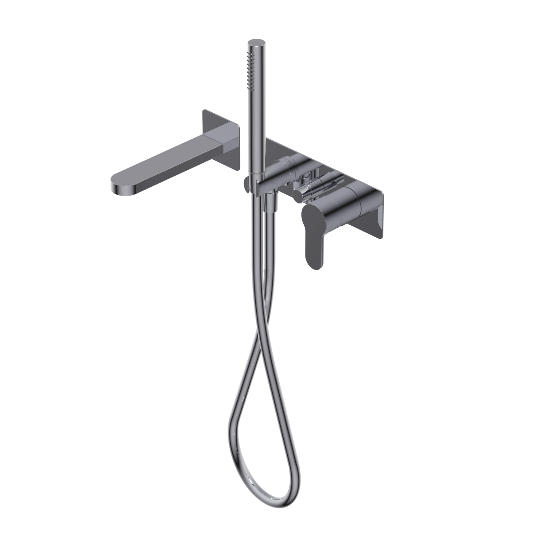 PR37EB101 Смеситель для ванны, однорычажный, встроенный Ritmonio Tab