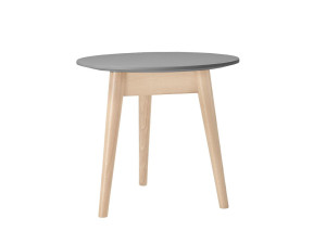 Круглый деревянный журнальный столик