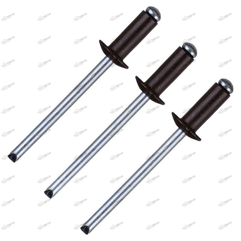 Заклёпка Matrix RAL8017 4х10мм цвет тёмно-коричневый 50шт 12219