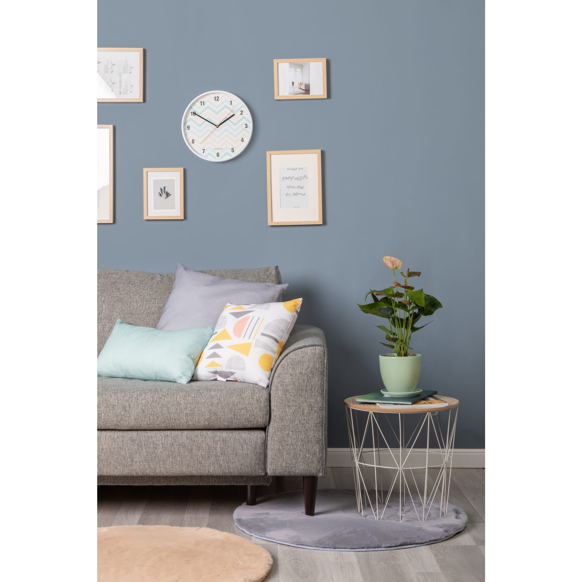 18875884 Горшок цветочный ø12 h11 см v0.8 л керамика зелёный Колор гейм Santreyd  - Вид №5