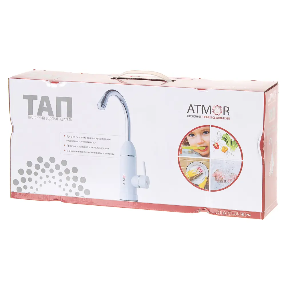 Водонагреватель проточный 3 кВт Atmor TAP STLM-2067282 - Вид №4