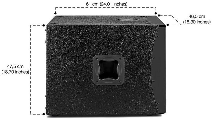 K-array Сверхлегкий 18-дюймовый пассивный сабвуфер Thunder Kmt18p - Вид №1