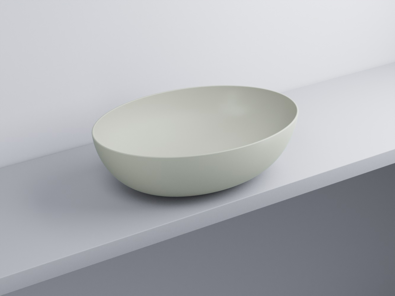 BAECO-PM Раковина овальный Eco 62 cielo Le Bacinelle Ceramica Cielo