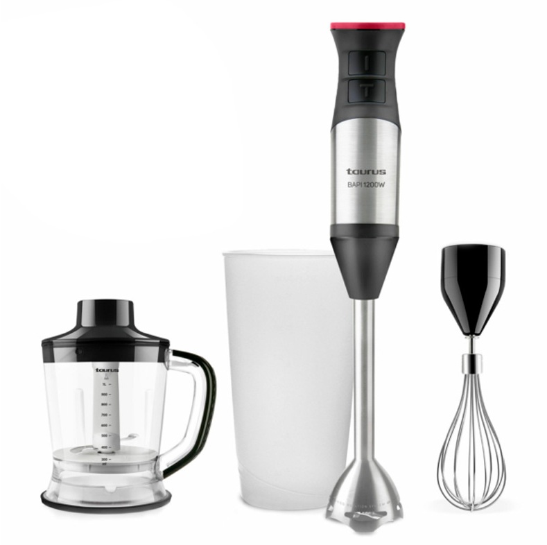 9918787 Блендер погружной Taurus Bapi 1200 Plus Inox черный STDN-0128312