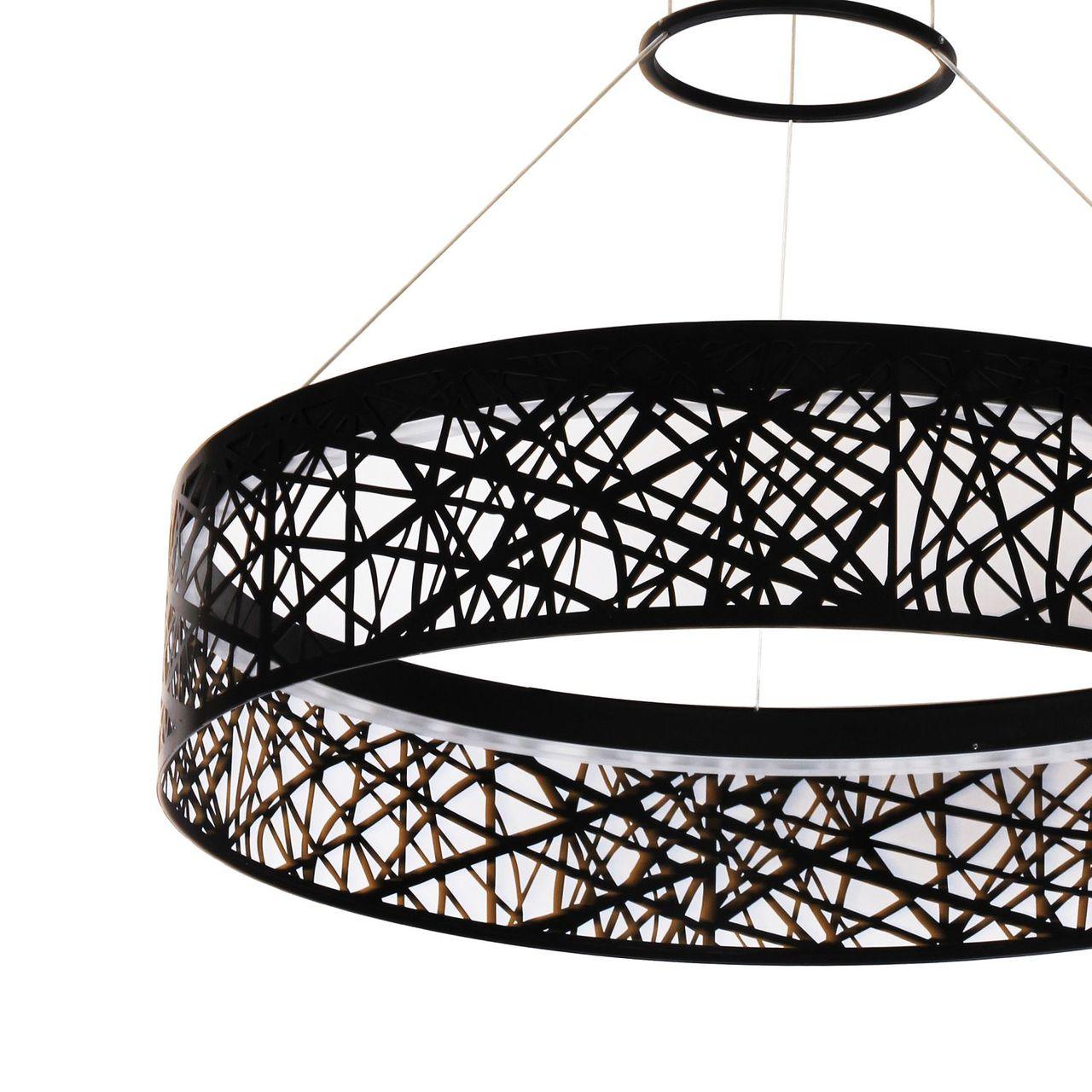 Подвесной светодиодный светильник Favourite Perscripta 2262-6P FAVOURITE ДИЗАЙНЕРСКИЕ, PERSCRIPTA 223175 Черный  - Вид №3