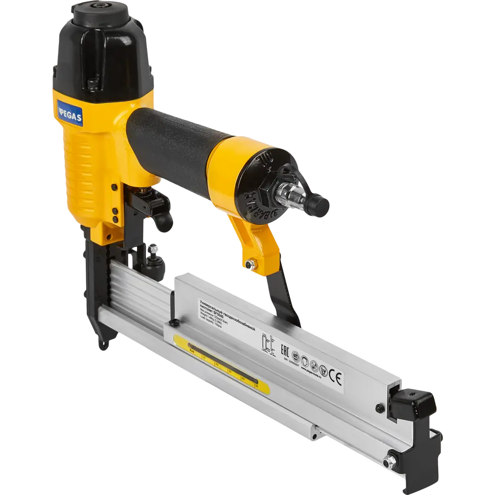 Степлер пневматический Pegas Pneumatic SF5040 тип скоб 18GA 16-40 мм STLM-2041902 - Вид №2