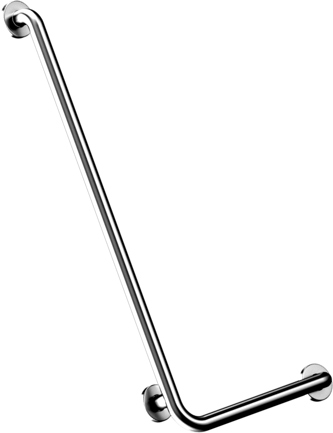 B625-B Поручень L-образной формы из нержавеющей стали, 3-точечное крепление