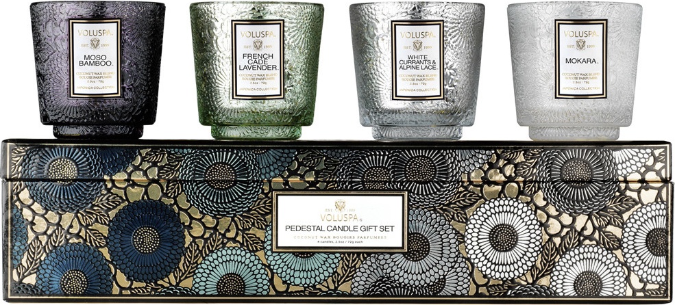 10664282 VOLUSPA Подарочный набор свечей Voluspa "Японская коллекция", 4 шт 