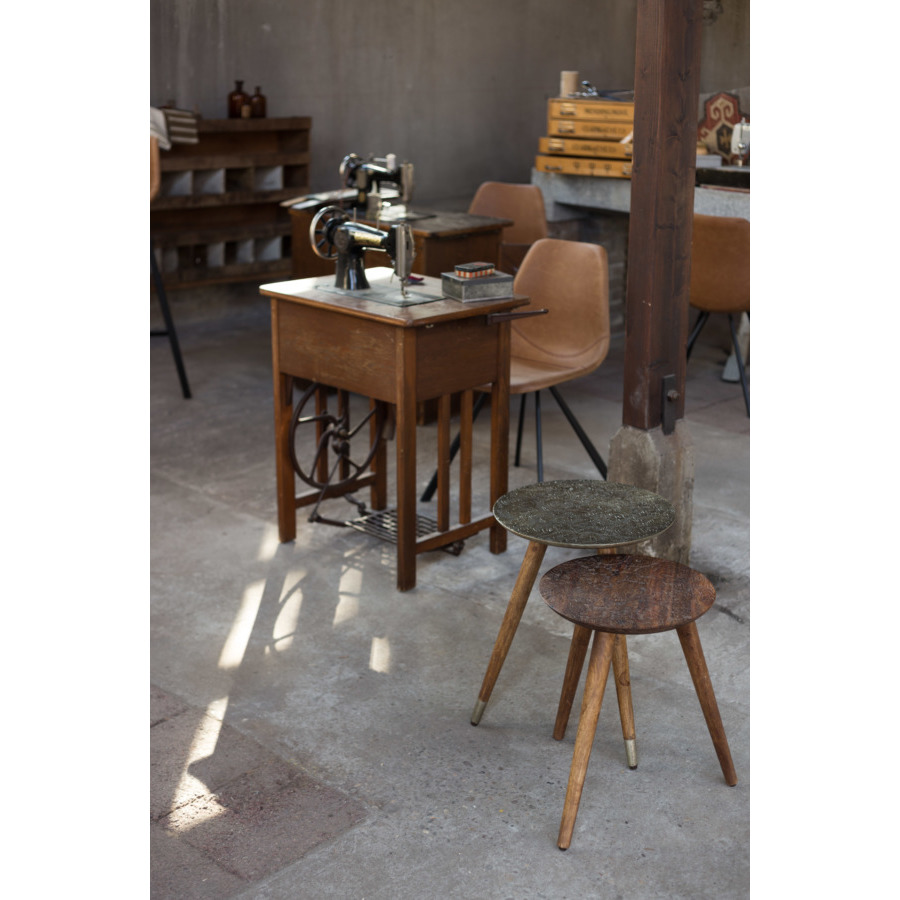 Столик Bast серый Dutchbone 2300055 - Вид №1