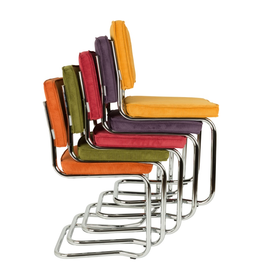 Стул Ridge Kink Rib черный Zuiver 1100055 - Вид №9