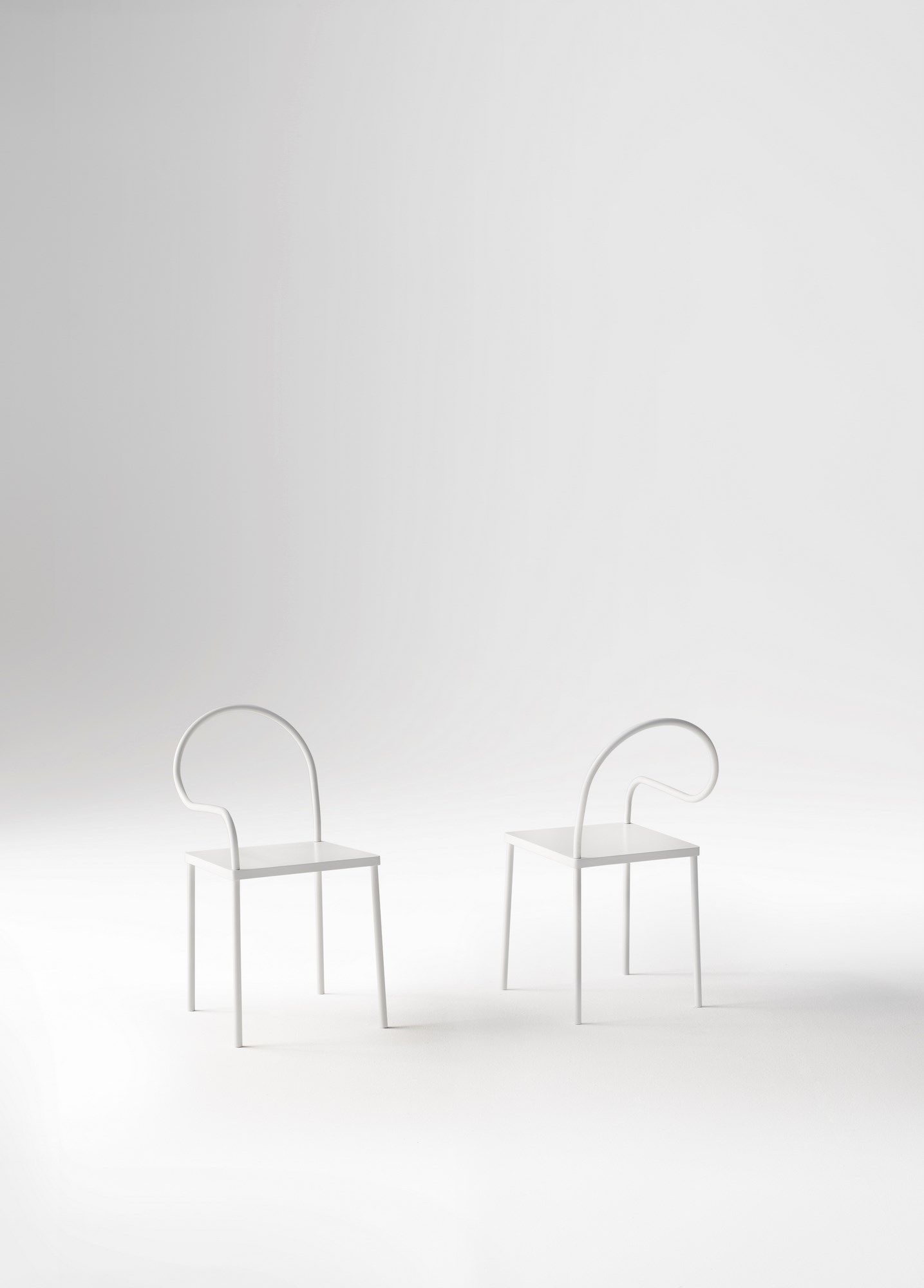 Металлический стул с открытой спинкой Desalto Мягче стали ARCH-00034908 - Вид №1