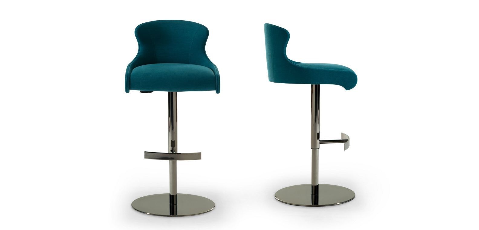 Высокий тканевый стул с подставкой для ног ROCHE BOBOIS Steeple ARCH-00117800 - Вид №3