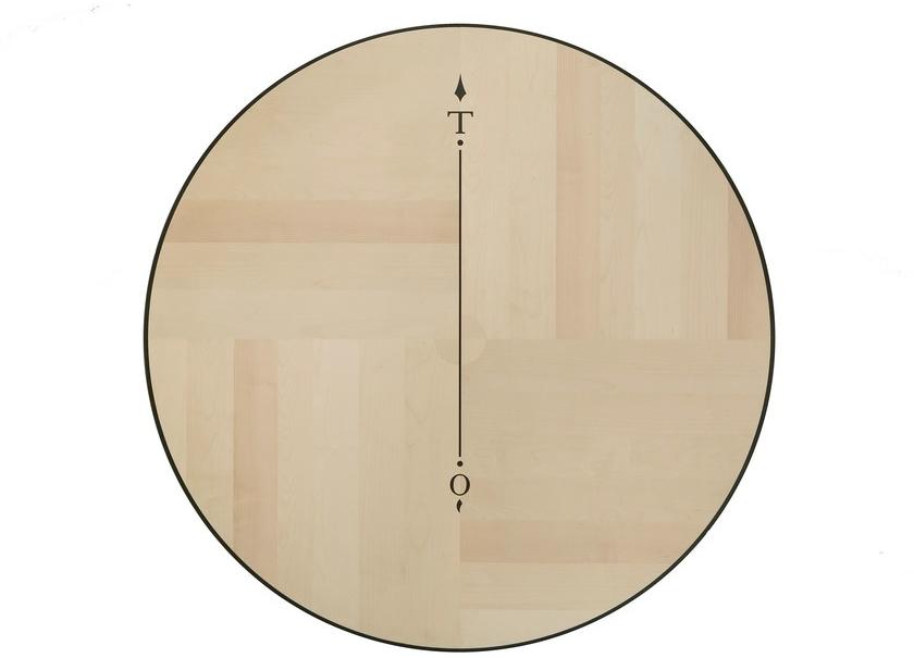 Morelato Круглый стол из клена Contemporaneo Art. 5776/a - Вид №1