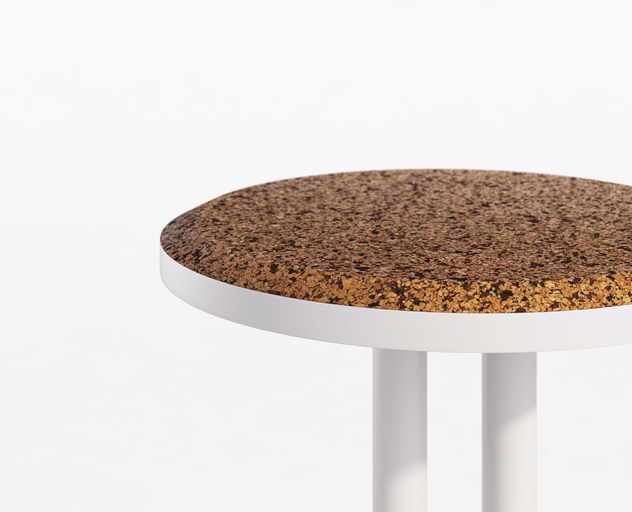 Стальной и пробковый высокий садовый стул с журнальным столиком Joyf точка ARCH-00111902 - Вид №7