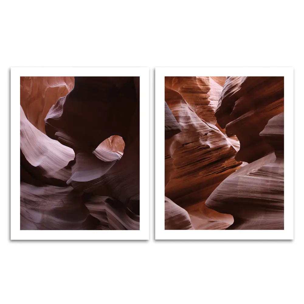 Постер Скалы каньона 40x50 см 2 шт. 87794368 STLM-2015504 Santreyd 