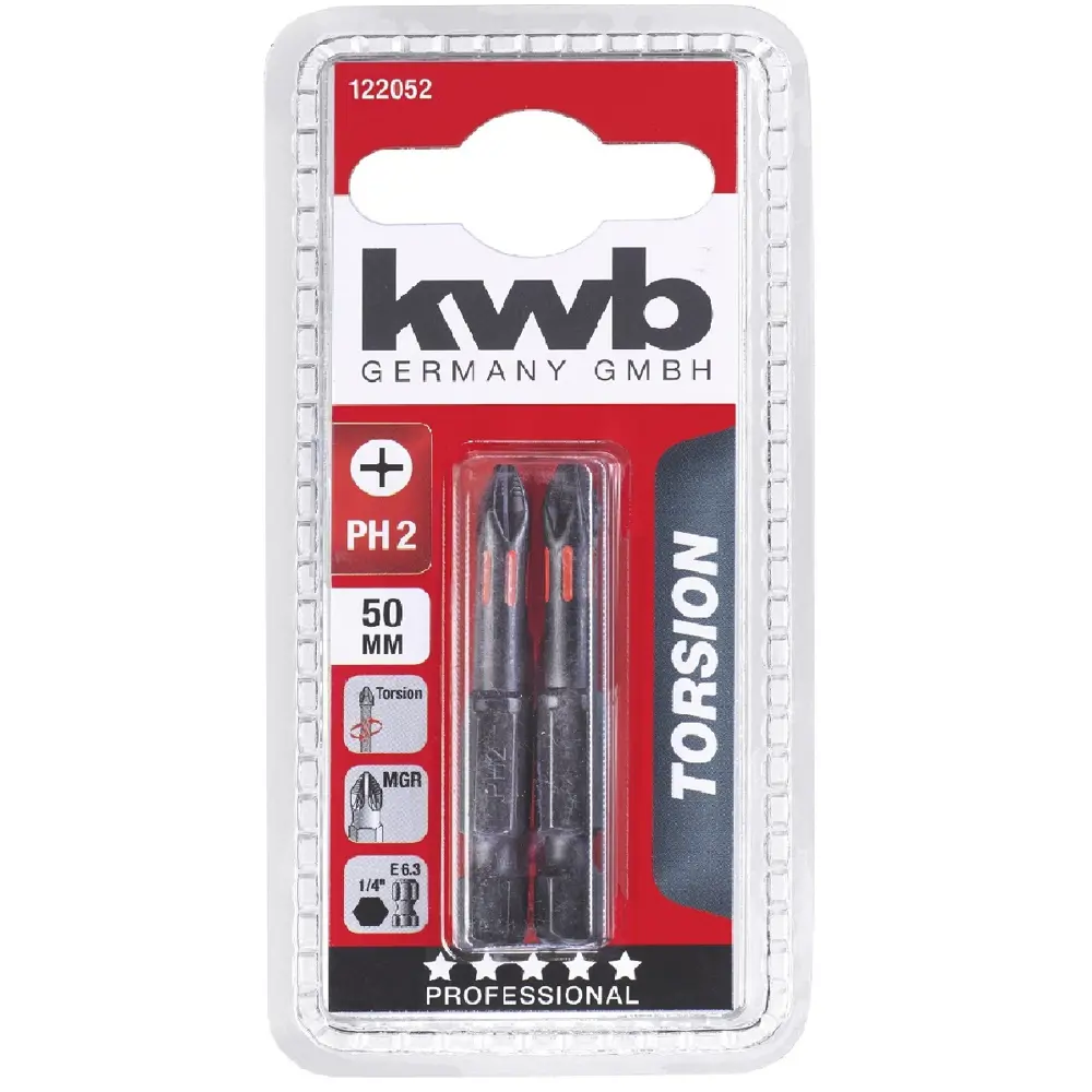 Бита KWB 122052 PH2x50 мм, 2 шт. 86586043 STLM-2095133 Santreyd  - Вид №1