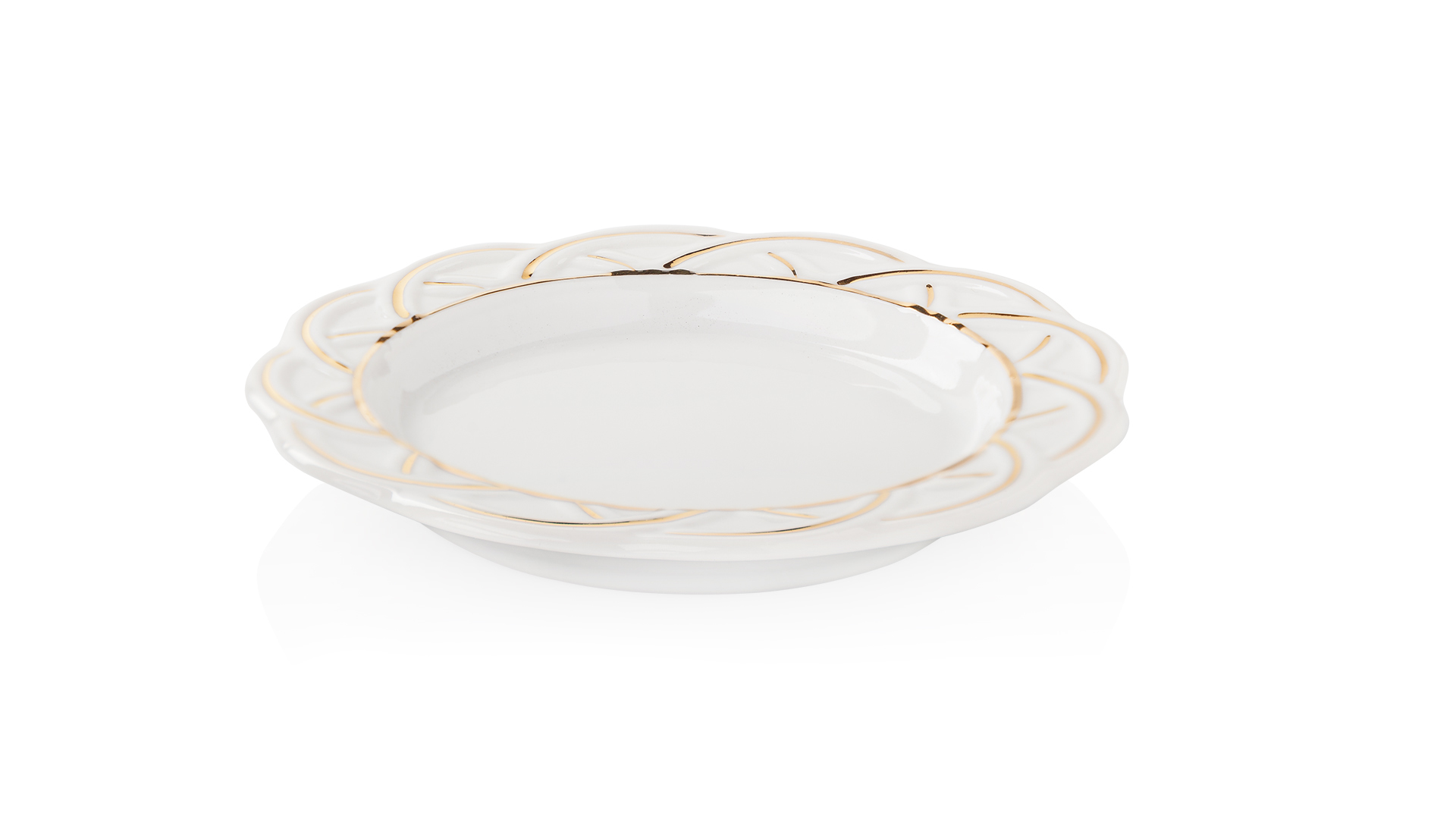 10618584 Мануфактуры Гарднеръ в Вербилках Чашка чайная с блюдцем 300мл "Подарочная с бантом" Фарфор, Керамика  - Вид №5