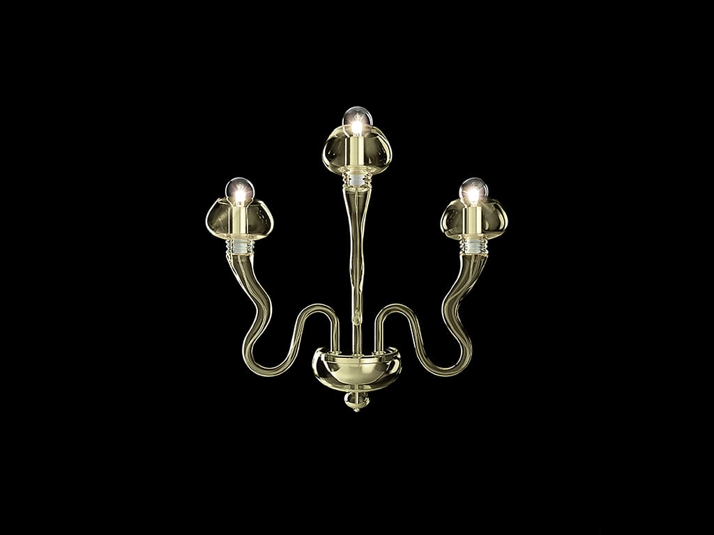 Венецианский Хрустальный настенный светильник Barovier&Toso Bissa Boba ARCH-00083999