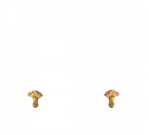 Gentry Home Bexley Cast iron bathtubs with feet Цветок темное золото GH101791