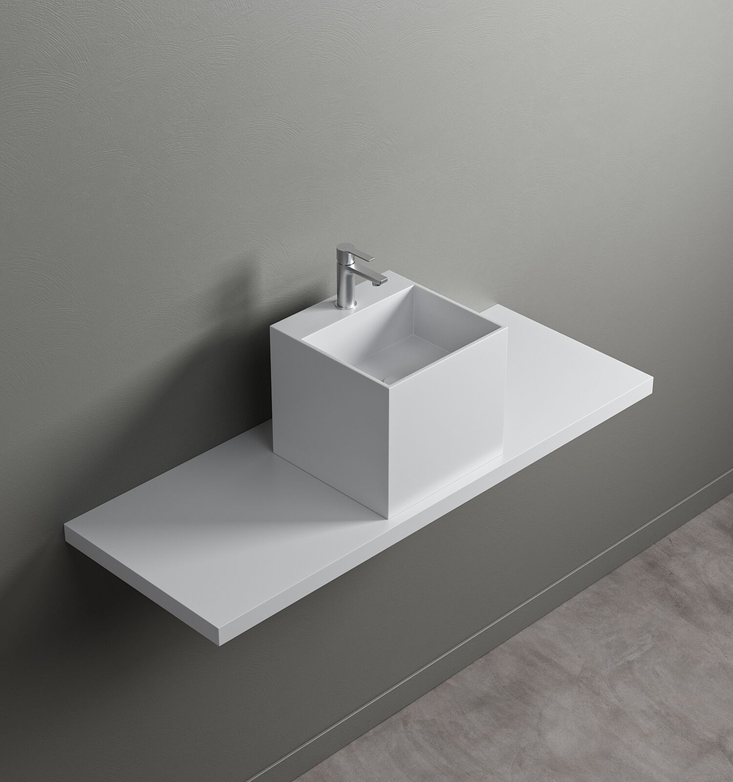 Квадратная столешница из Corian® Acquapazza Corian ® elements ARCH-00099412 - Вид №2