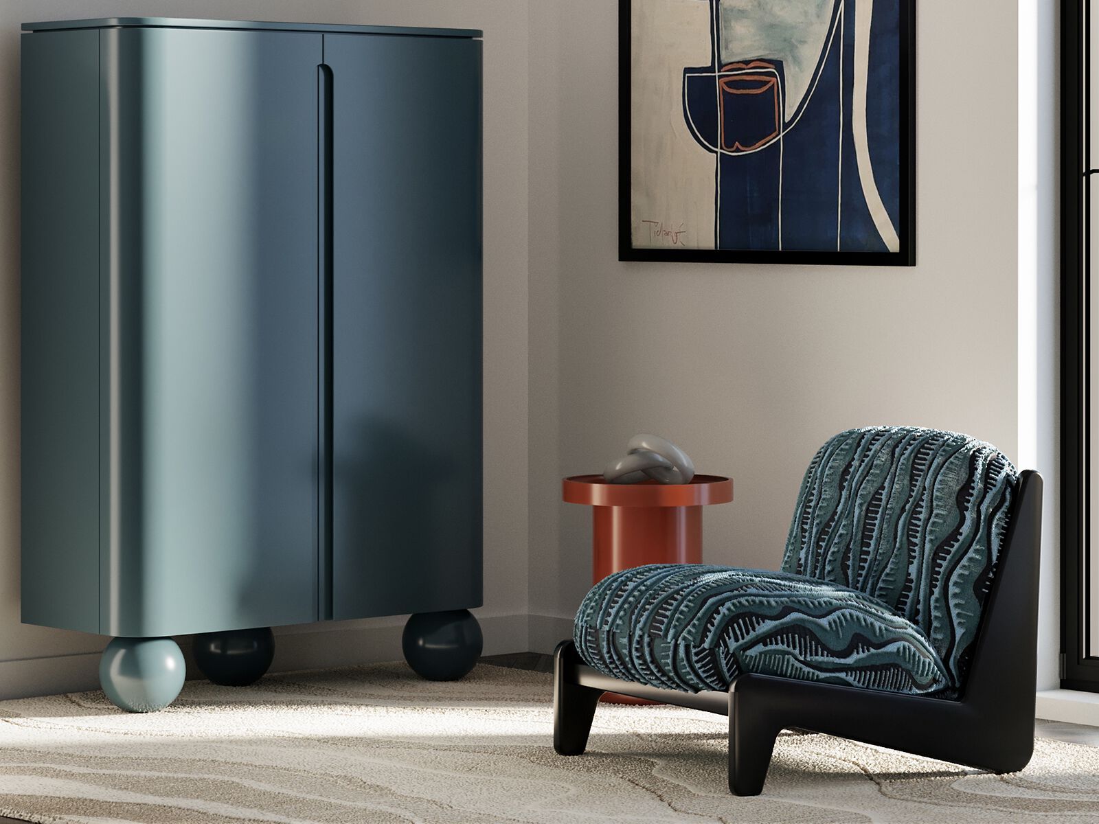 Круглый деревянный журнальный столик ANA ROQUE INTERIORS ARCH-00064604 - Вид №2