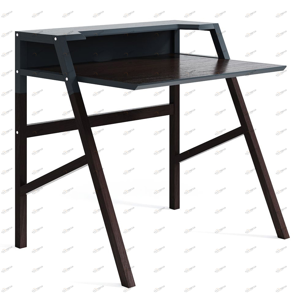 Компьютерный стол с полкой венге Youk THE IDEA  210620 Венге;коричневый 