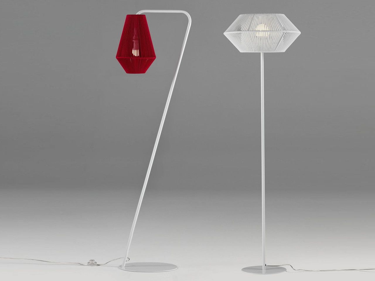 Светодиодная напольная лампа ручной работы из веревки Olé Lighting Ukelele ARCH-00144185 - Вид №1