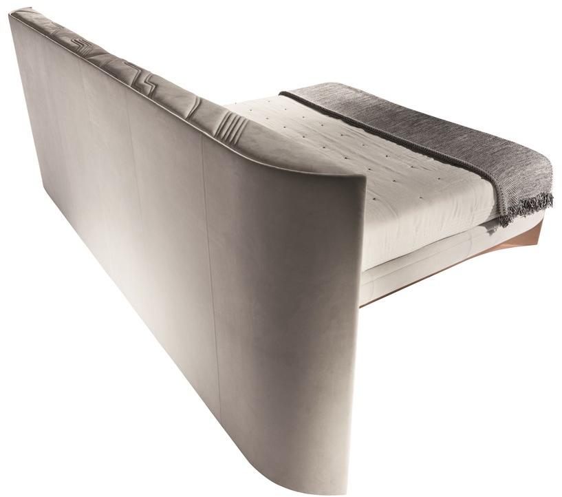 Visionnaire Двуспальная кровать из черного дерева с мягким изголовьем Ca' foscari sun-id-1515783 - Вид №2