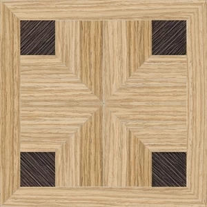 Напольное покрытие из дерева (инкрустация "wenge" из светлого дуба) ddpr24 rc we Devon Devon INTARSIA
