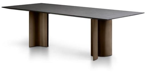 Lema Прямоугольный стол из реконструированного мрамора и металлической основы sun-id-1387205 - Вид №1