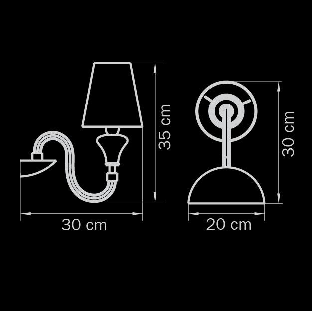 Бра Lightstar Otto 809617 LIGHTSTAR  077962 Черный  - Вид №1