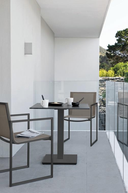 MNST1242 Обеденный стол pa lava 75см x 75см Manutti Napoli - Вид №3