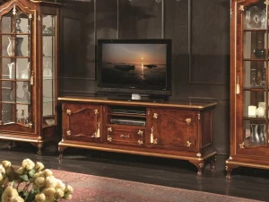 SCAPPINI & C Низкая деревянная тумба под ТВ с распашными дверцами 35th anniversary 675