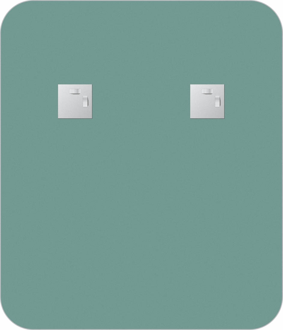 BY 0552 Зеркало с металлической полкой 60 cm EVOFORM Shadow - Вид №2