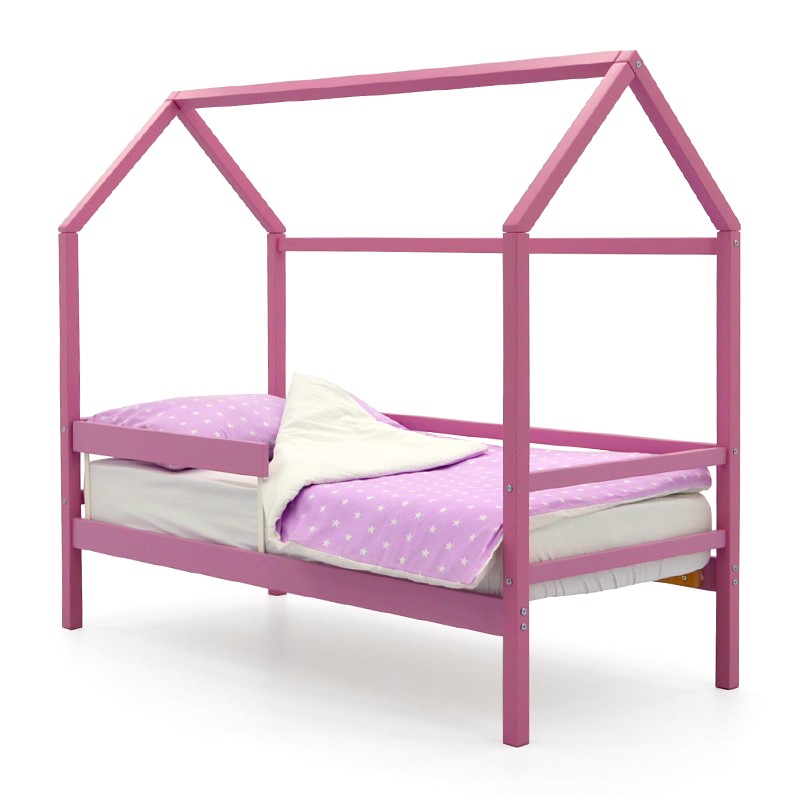 Кровать-домик детская лаванда Svogen БЕЛЬМАРКО  00-3833065 Розовый Santreyd  - Вид №1