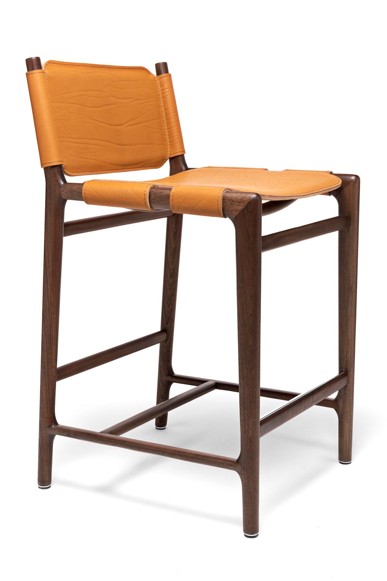 Садовый стул из красного дерева и кожи с подставкой для ног Exteta Levante ARCH-00121990 - Вид №2