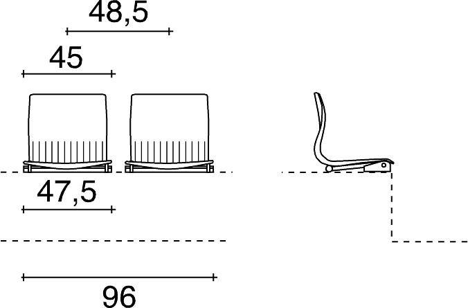 TALIN Стул для конференций из пластика Webby sun-id-1452003 - Вид №4