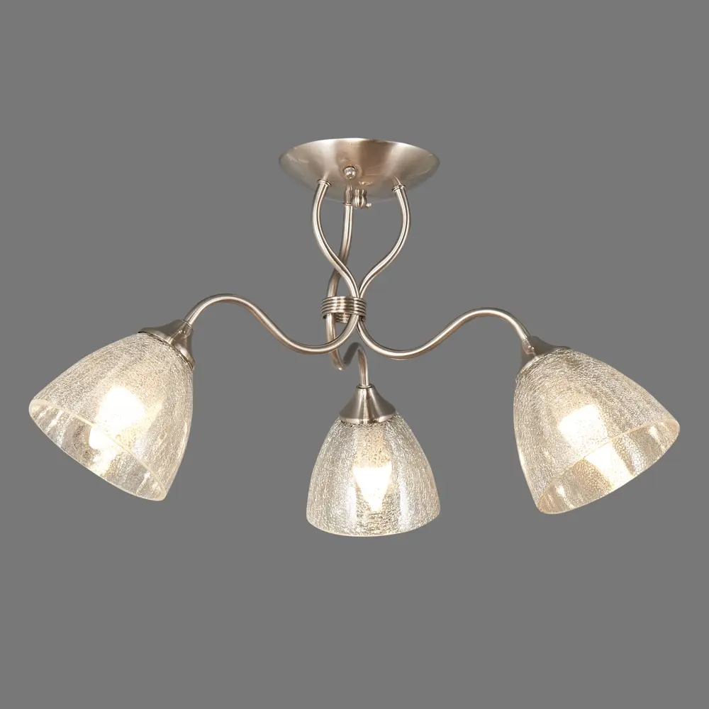 Люстра потолочная «Innessa» 1192/3C, 3хE27х40 Вт, цвет никель 81966682 STLM-2099920 JLIGHT  - Вид №3