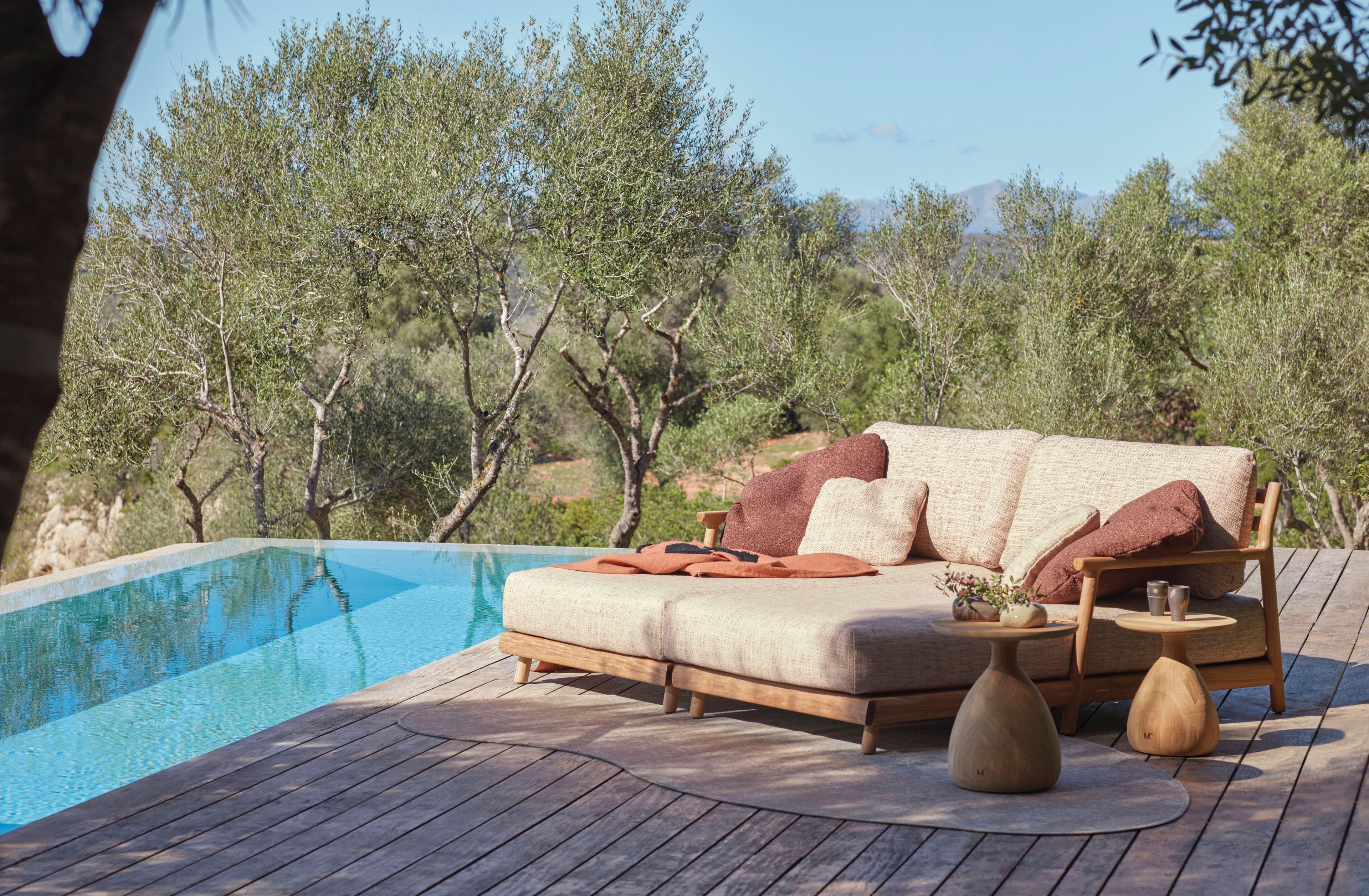 Садовая кровать из тикового дерева MANUTTI Muyu ARCH-00106505 - Вид №1