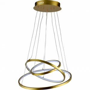Подвесной светильник светодиодный золотой Efesta 2029/03/03P STILFORT ДИЗАЙНЕРСКИЕ, ОРИГИНАЛЬНЫЕ 00-3890300 Золото