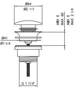 MGS Слив из нержавеющей стали Accessori per bagno sun-id-1471284 - Вид №1