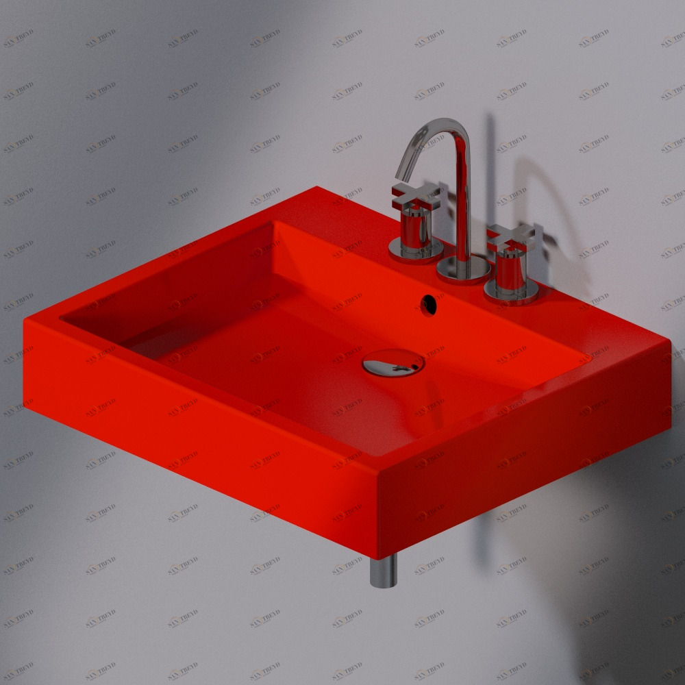 L255125 Подвесная раковина настенная прямоугольная A. e T. Italia AeT ITALIA 