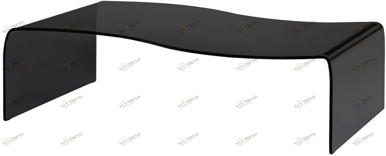 Tonin Casa Низкий прямоугольный журнальный столик из стекла sun-id-1373323