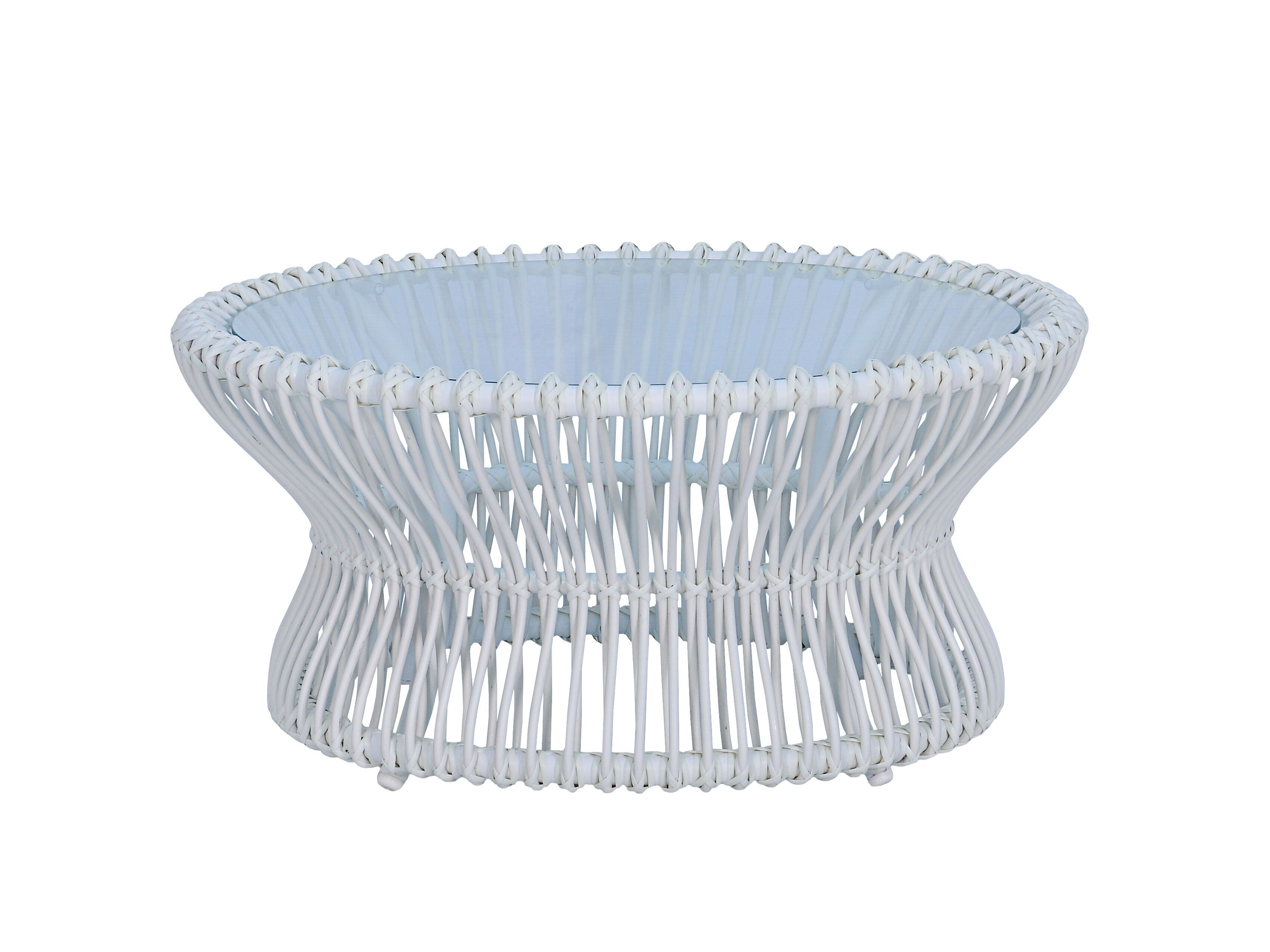 Круглый деревянный и стеклянный садовый журнальный столик cbdesign Capriccio ARCH-00140644 - Вид №24