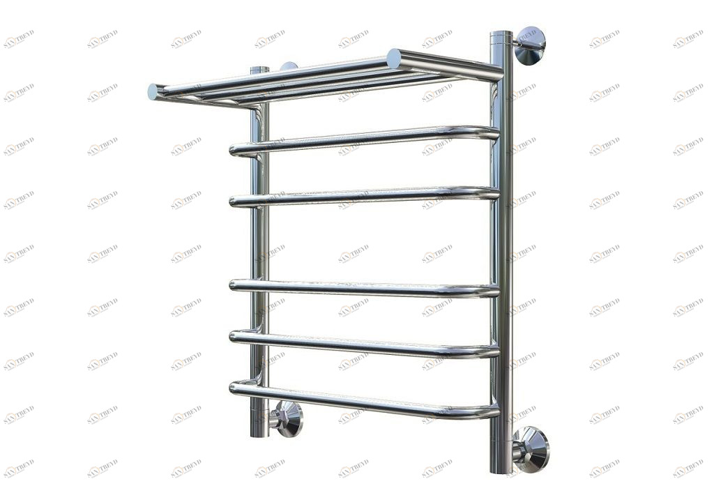 Полотенцесушитель водяной Aquanet Viva(г) 600x500, с верхней полкой Punto Viva 00235461