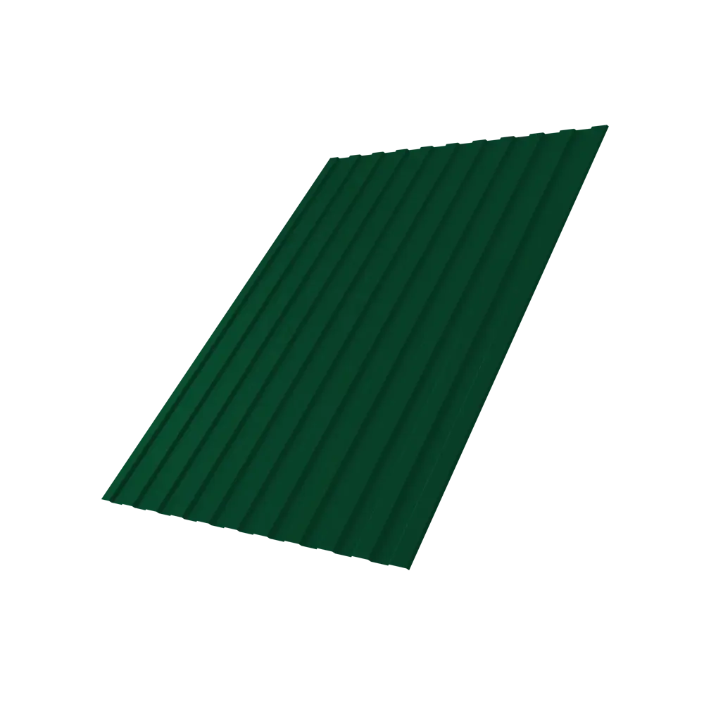 Профнастил С8 0.4 мм 1200x2000 мм RAL 6005 зеленый Santreyd STLM-2002699 - Вид №1